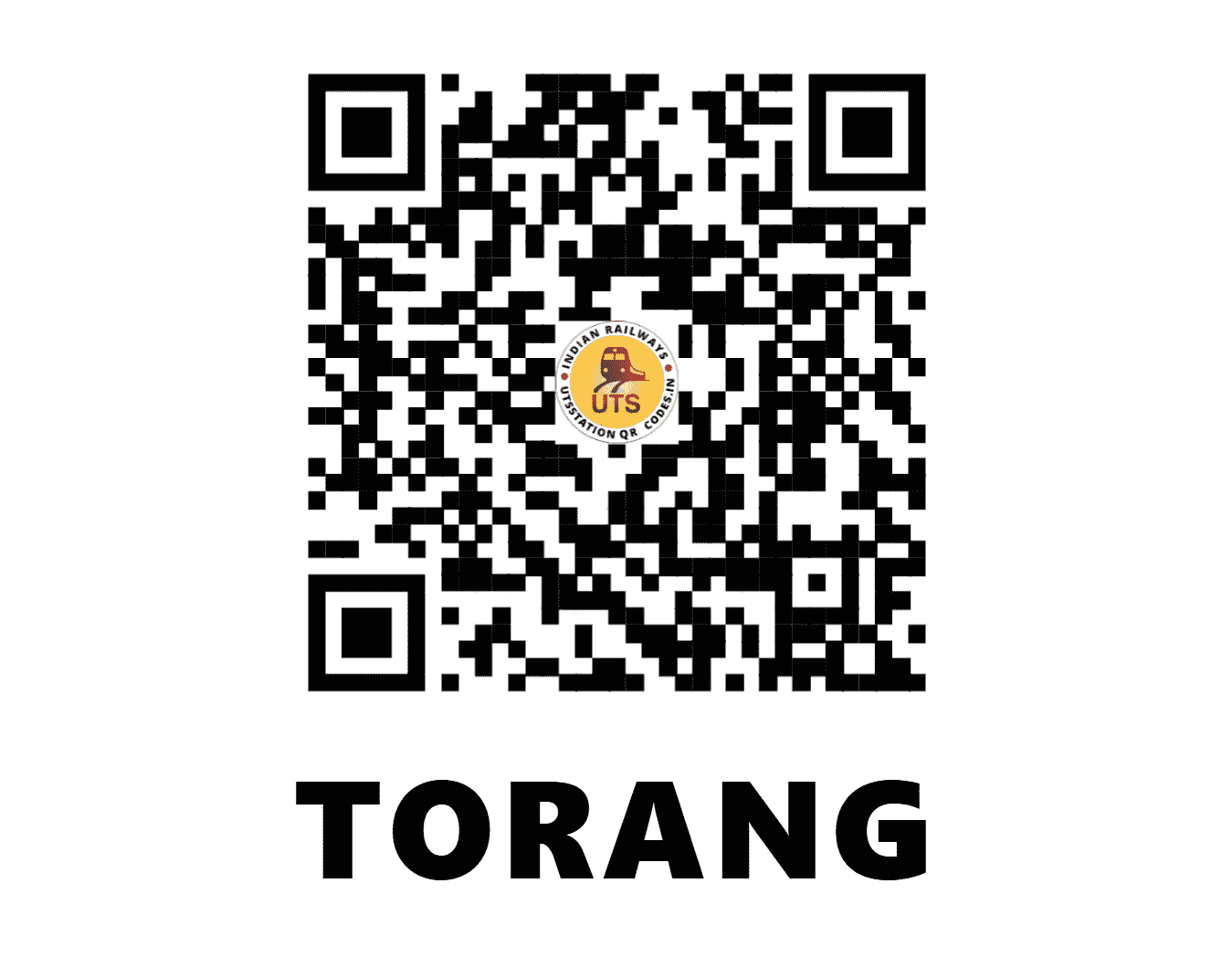 UTS QR Code for TORANG - TRAN - SE (WEST BENGAL)